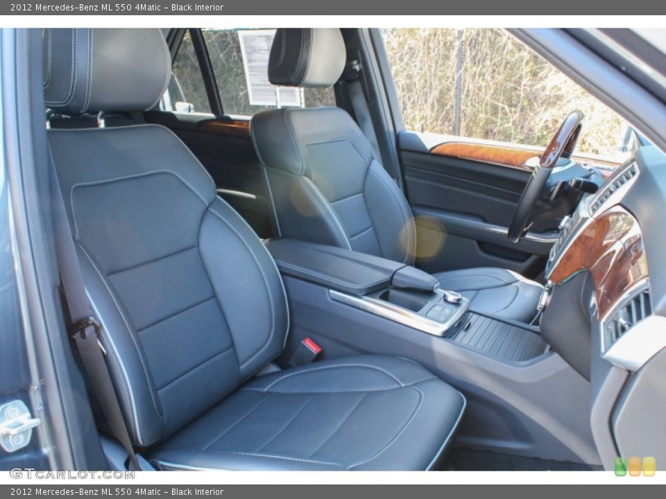 Black Interior Front Seat for the 2012 Mercedes-Benz ML 550 4Matic #79421620