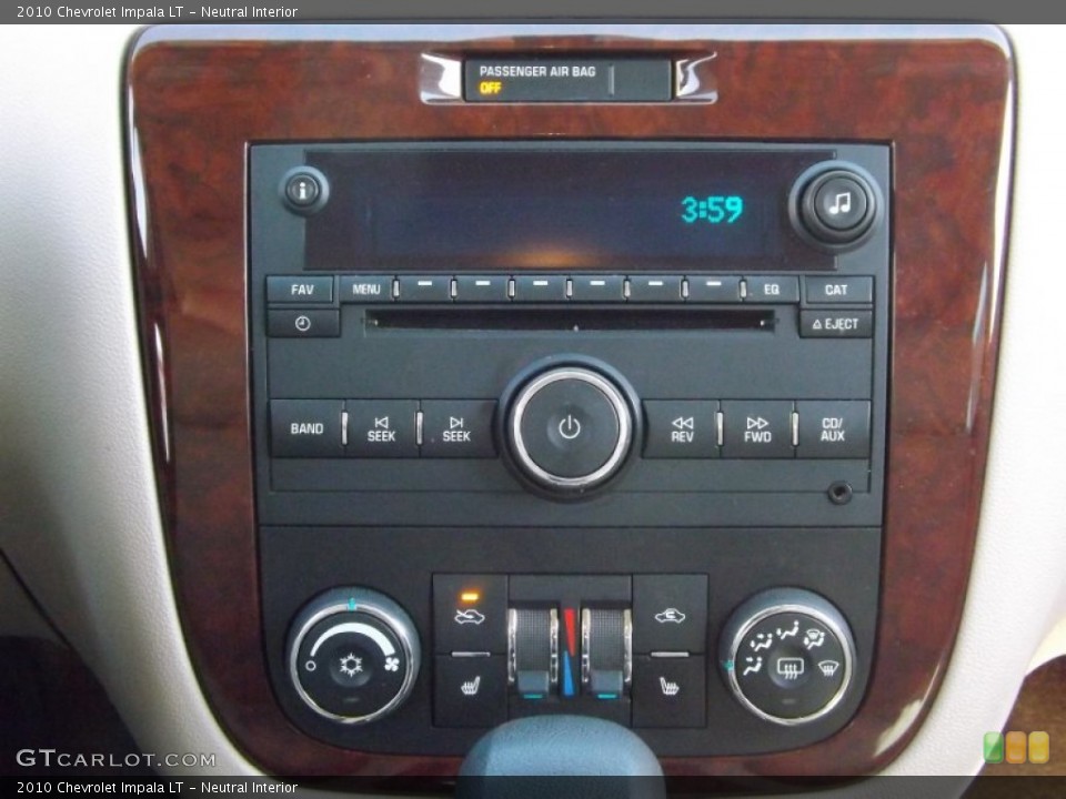 Neutral Interior Controls for the 2010 Chevrolet Impala LT #79421663
