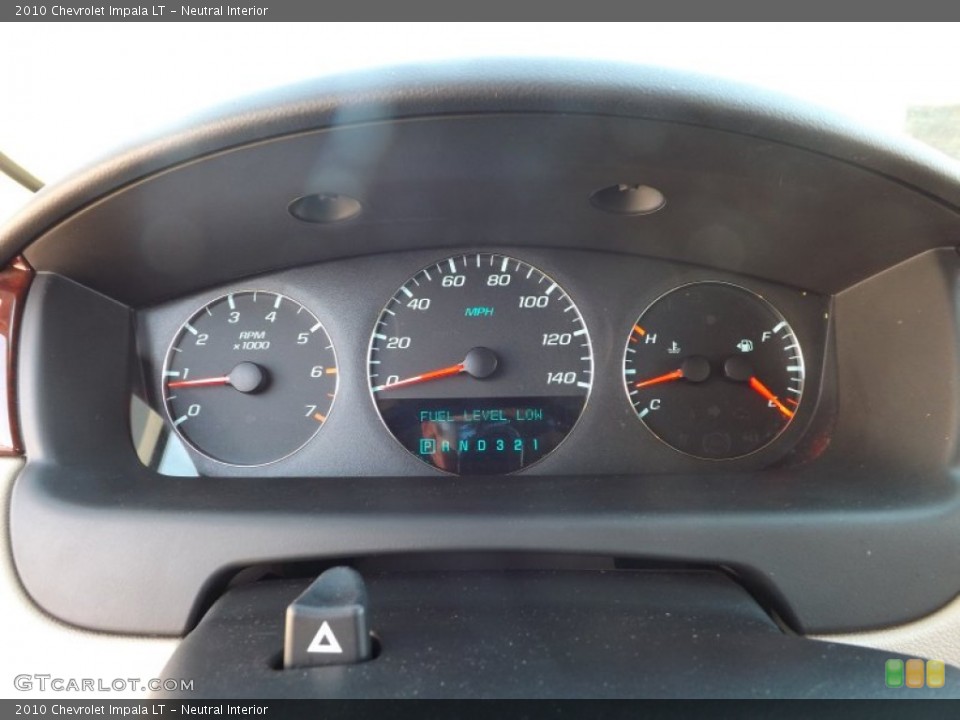 Neutral Interior Gauges for the 2010 Chevrolet Impala LT #79421675