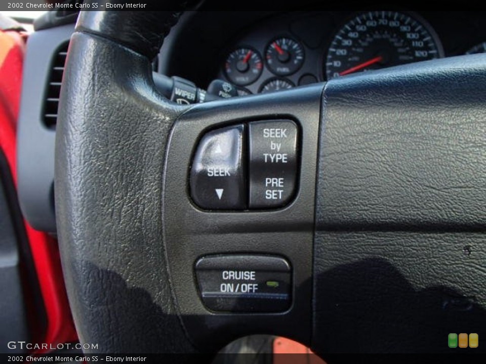 Ebony Interior Controls for the 2002 Chevrolet Monte Carlo SS #79421765