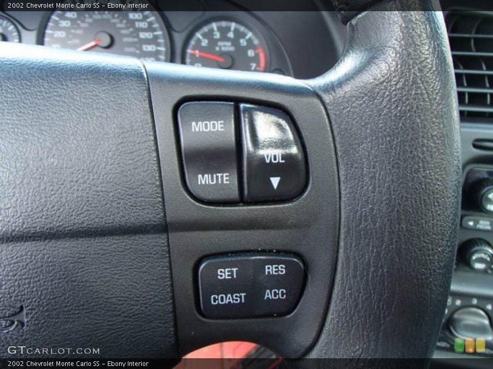 Ebony Interior Controls for the 2002 Chevrolet Monte Carlo SS #79421777