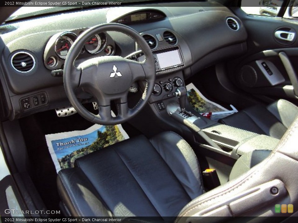 Dark Charcoal Interior Photo for the 2012 Mitsubishi Eclipse Spyder GS Sport #79422552