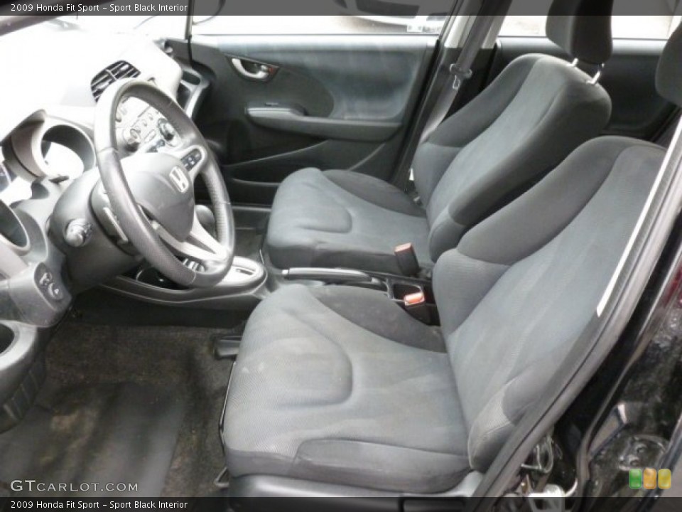 Sport Black Interior Photo for the 2009 Honda Fit Sport #79423088