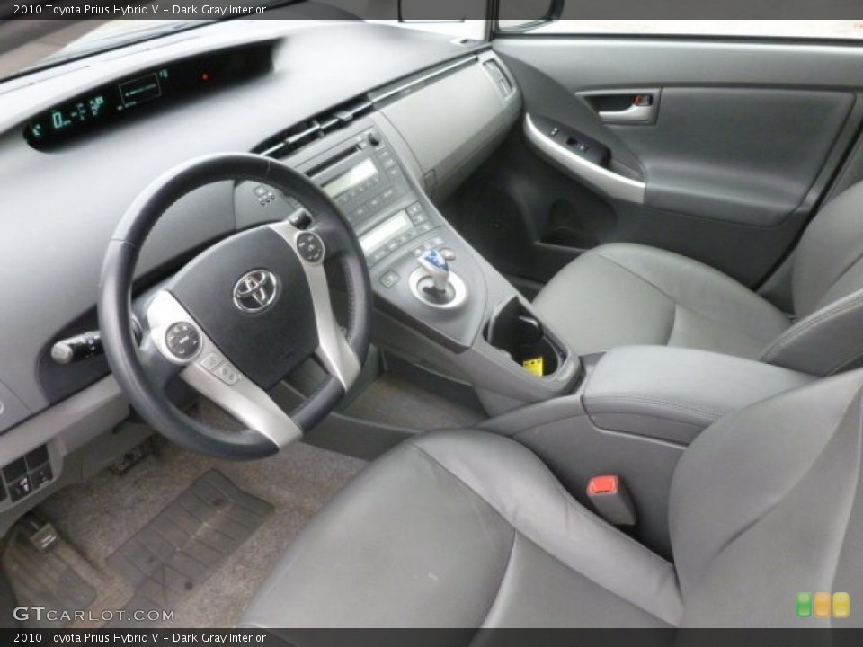 Dark Gray Interior Photo for the 2010 Toyota Prius Hybrid V #79424294