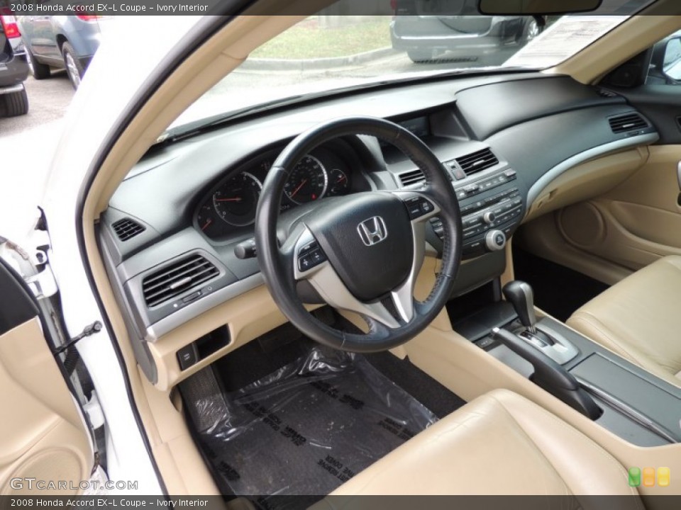Ivory Interior Photo for the 2008 Honda Accord EX-L Coupe #79424348