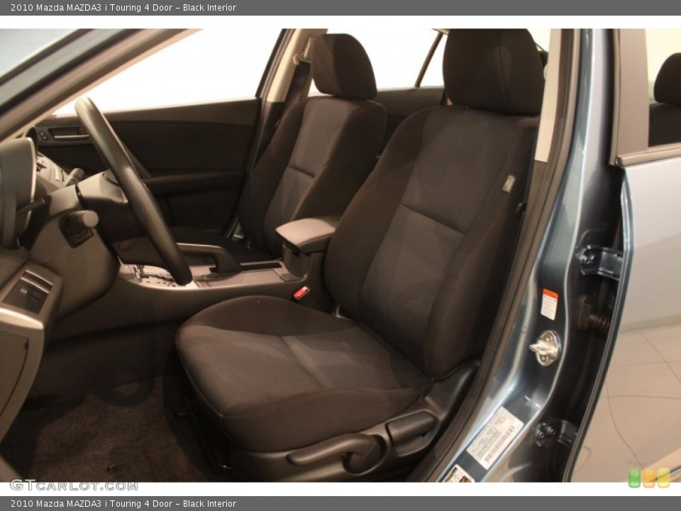 Black Interior Front Seat for the 2010 Mazda MAZDA3 i Touring 4 Door #79426115