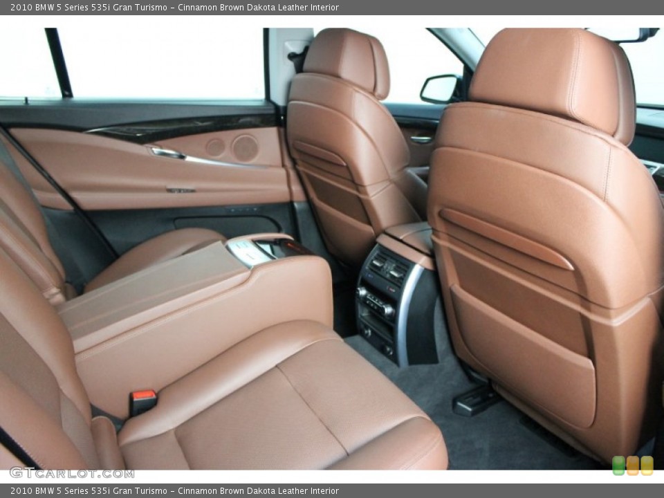 Cinnamon Brown Dakota Leather Interior Rear Seat for the 2010 BMW 5 Series 535i Gran Turismo #79427721