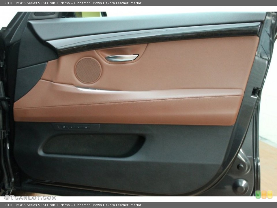 Cinnamon Brown Dakota Leather Interior Door Panel for the 2010 BMW 5 Series 535i Gran Turismo #79427798