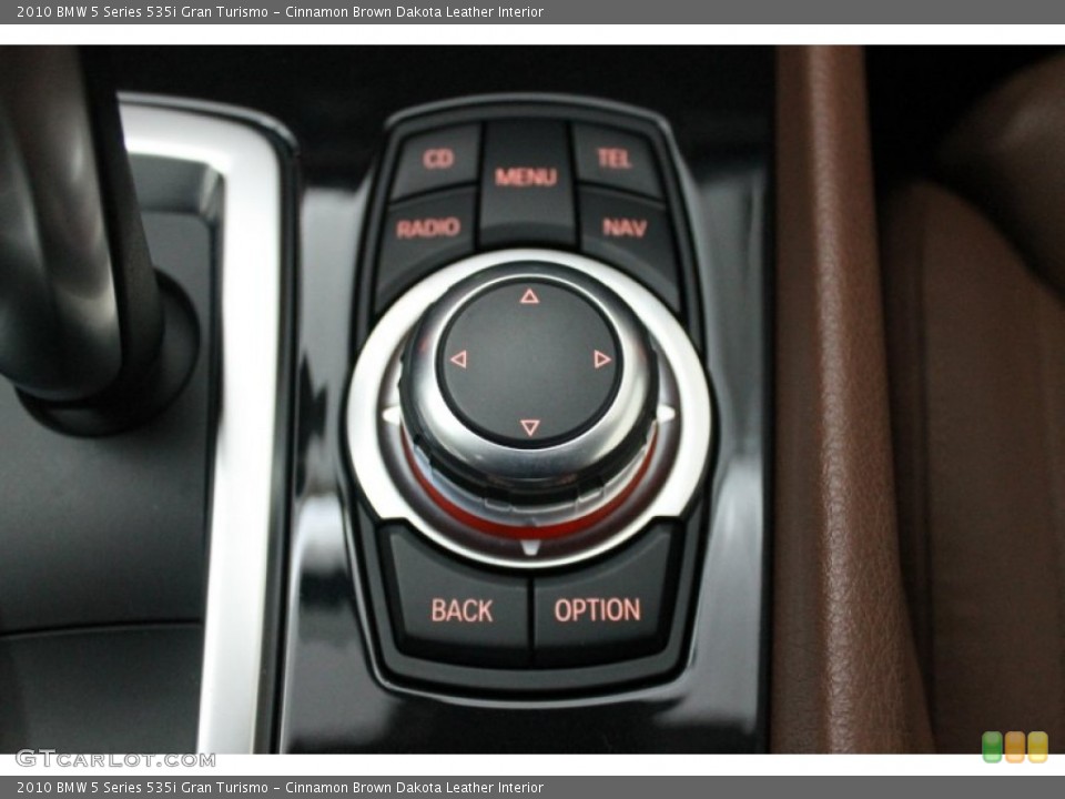 Cinnamon Brown Dakota Leather Interior Controls for the 2010 BMW 5 Series 535i Gran Turismo #79427879