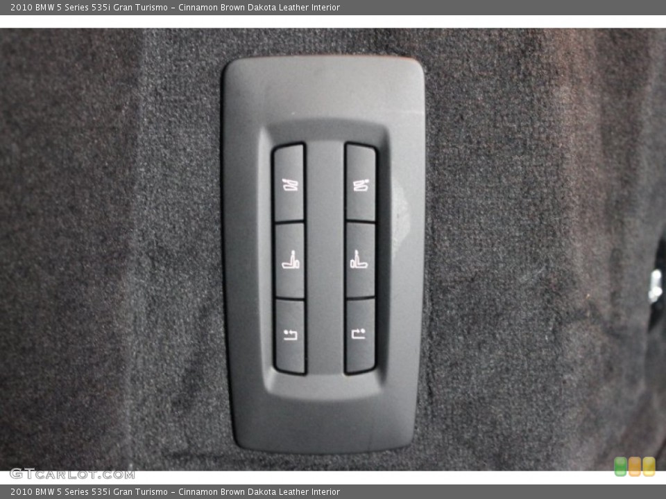 Cinnamon Brown Dakota Leather Interior Controls for the 2010 BMW 5 Series 535i Gran Turismo #79427963