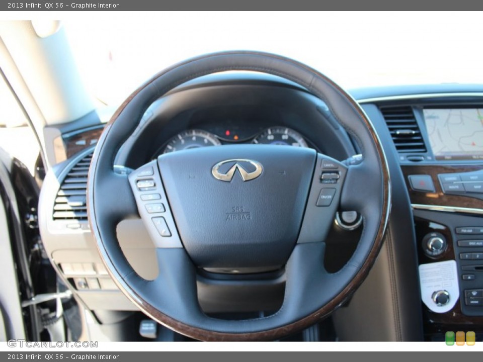 Graphite Interior Steering Wheel for the 2013 Infiniti QX 56 #79428301