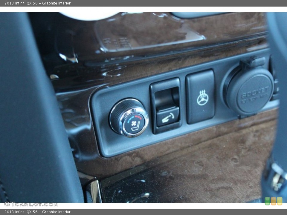 Graphite Interior Controls for the 2013 Infiniti QX 56 #79428698