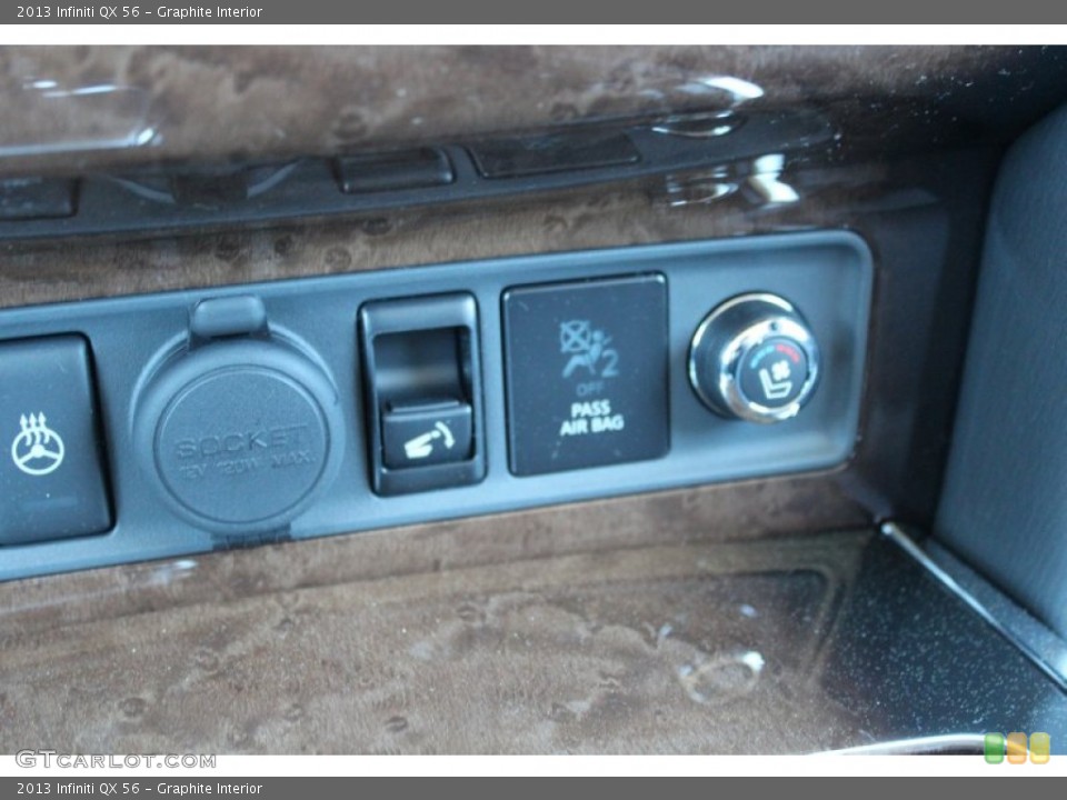 Graphite Interior Controls for the 2013 Infiniti QX 56 #79428716