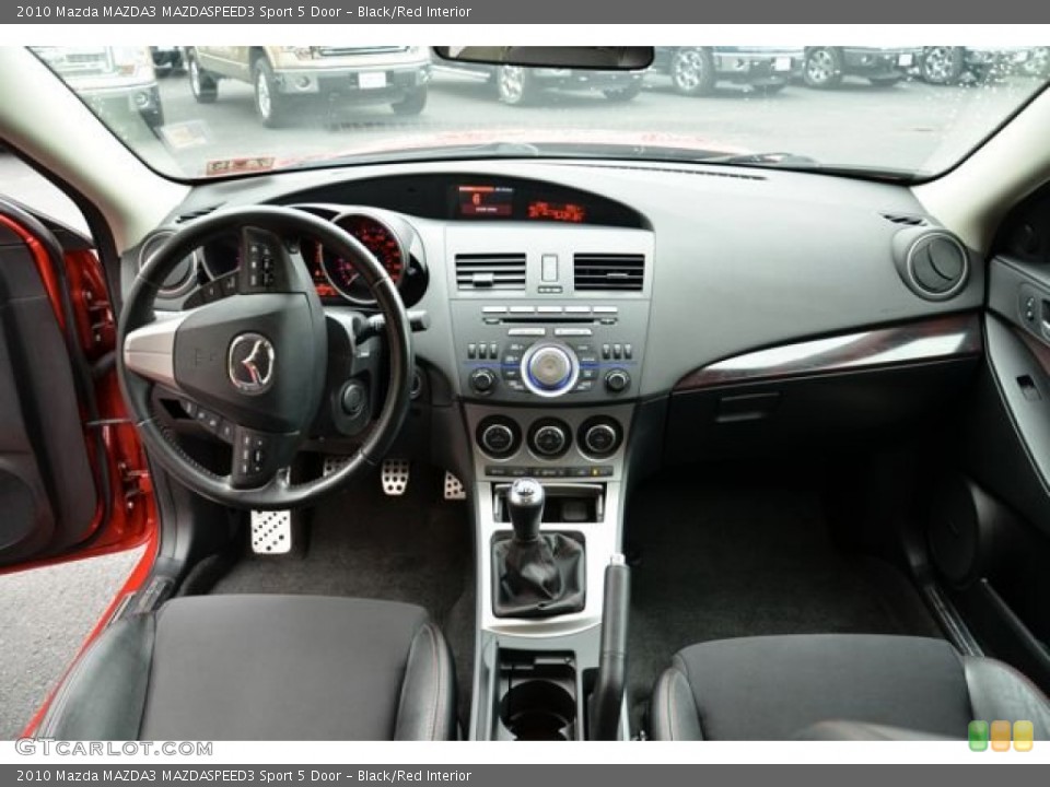 Black/Red Interior Dashboard for the 2010 Mazda MAZDA3 MAZDASPEED3 Sport 5 Door #79430270
