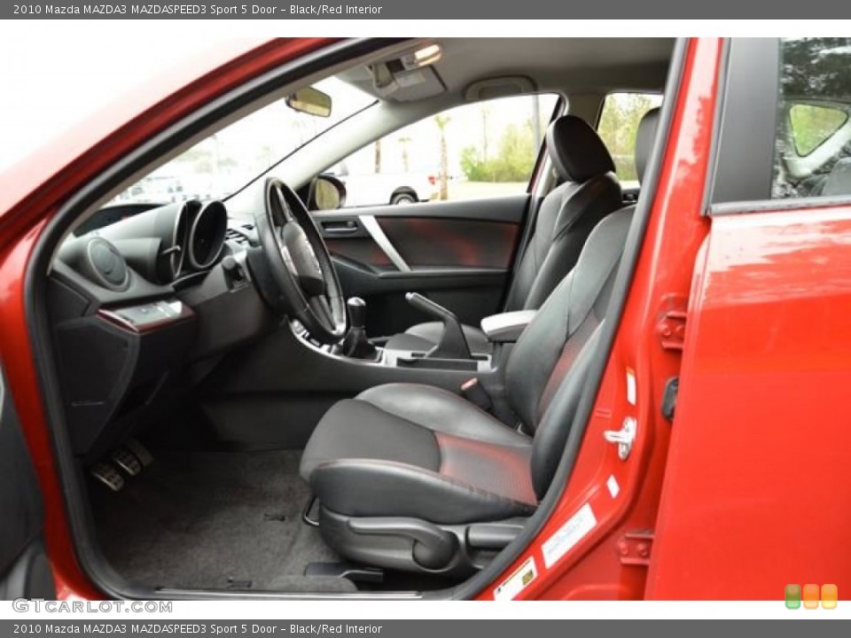 Black/Red Interior Photo for the 2010 Mazda MAZDA3 MAZDASPEED3 Sport 5 Door #79430351