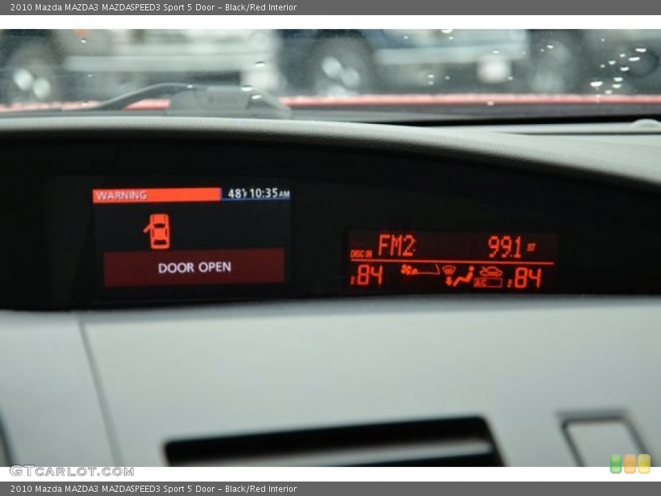 Black/Red Interior Gauges for the 2010 Mazda MAZDA3 MAZDASPEED3 Sport 5 Door #79430470