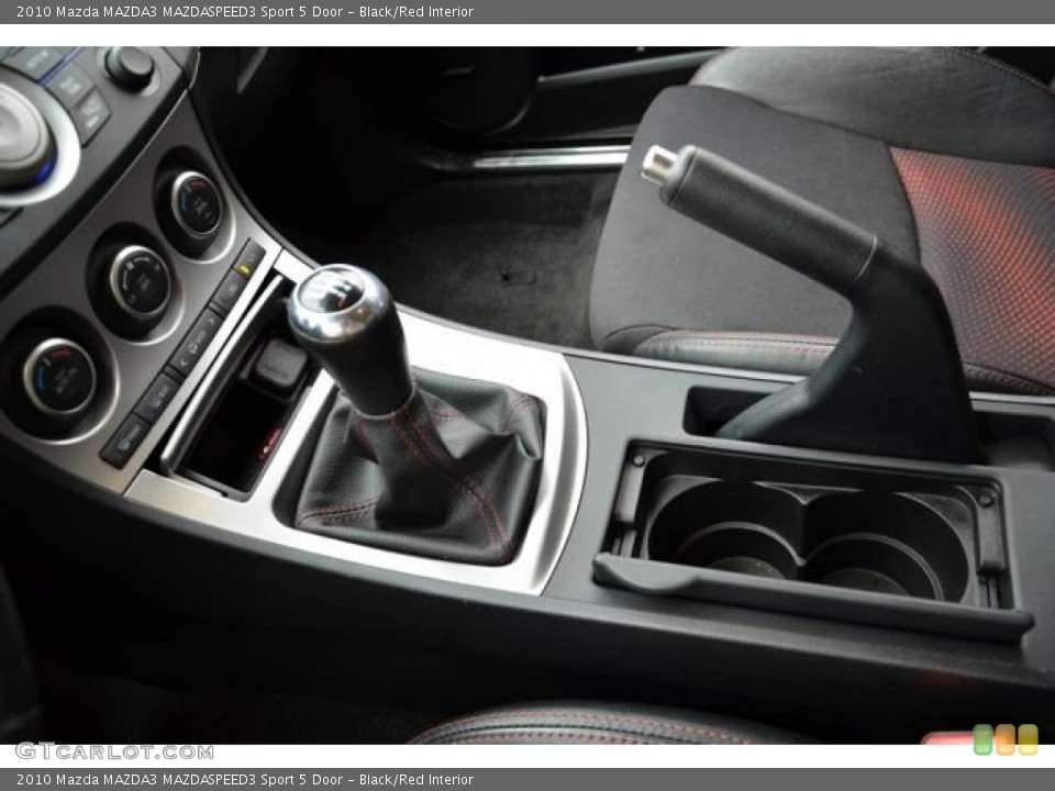Black/Red Interior Transmission for the 2010 Mazda MAZDA3 MAZDASPEED3 Sport 5 Door #79430528