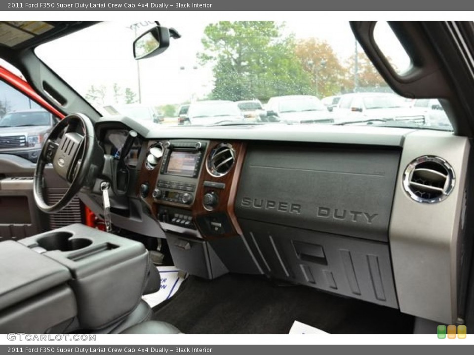 Black Interior Dashboard for the 2011 Ford F350 Super Duty Lariat Crew Cab 4x4 Dually #79432181