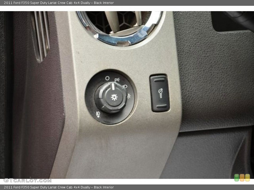 Black Interior Controls for the 2011 Ford F350 Super Duty Lariat Crew Cab 4x4 Dually #79432242