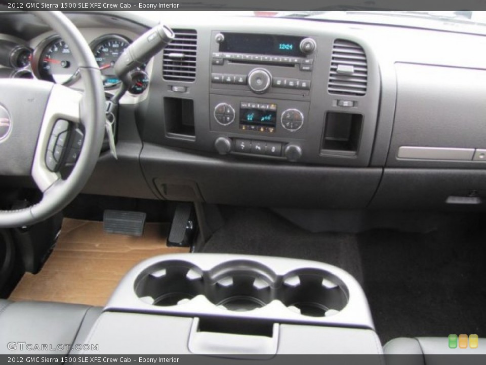Ebony Interior Controls for the 2012 GMC Sierra 1500 SLE XFE Crew Cab #79432661