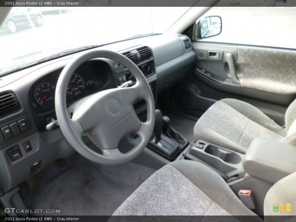 Gray Interior Prime Interior for the 2001 Isuzu Rodeo LS 4WD #79436634