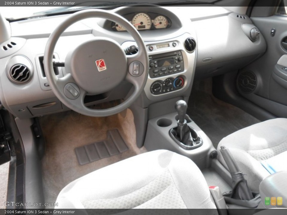 Grey Interior Prime Interior for the 2004 Saturn ION 3 Sedan #79437044