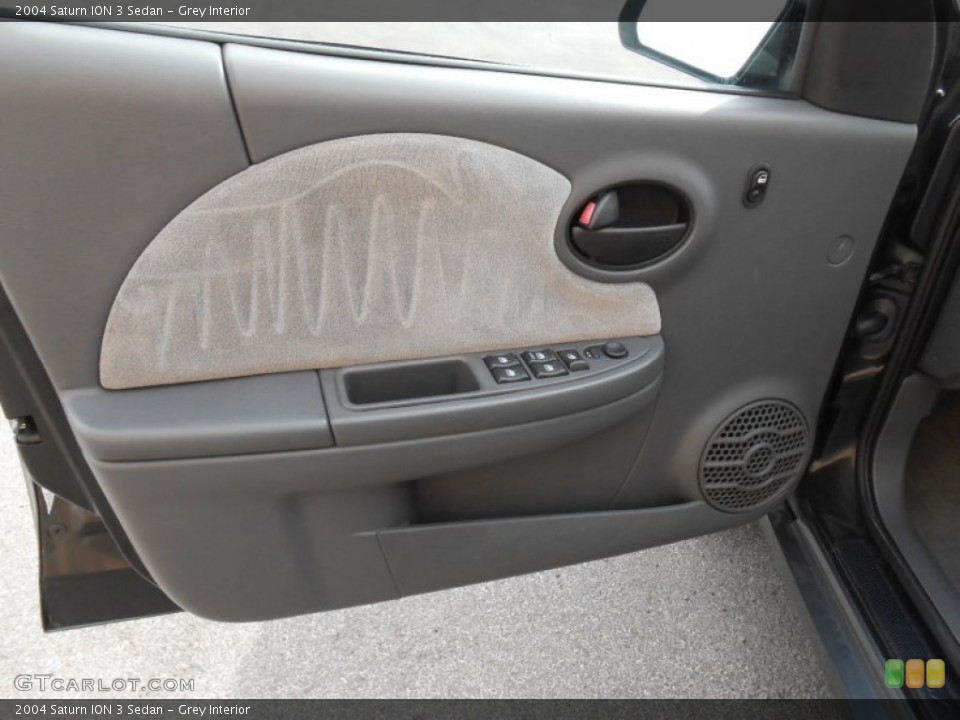 Grey Interior Door Panel for the 2004 Saturn ION 3 Sedan #79437080