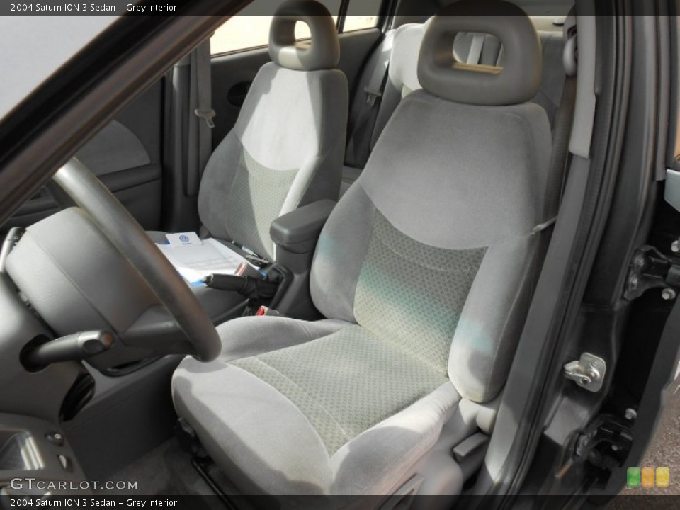 Grey Interior Front Seat for the 2004 Saturn ION 3 Sedan #79437116