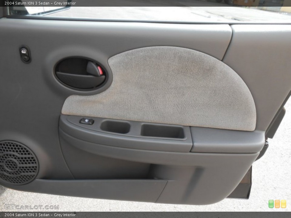Grey Interior Door Panel for the 2004 Saturn ION 3 Sedan #79437149
