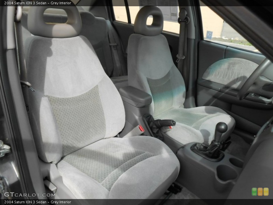 Grey Interior Front Seat for the 2004 Saturn ION 3 Sedan #79437166