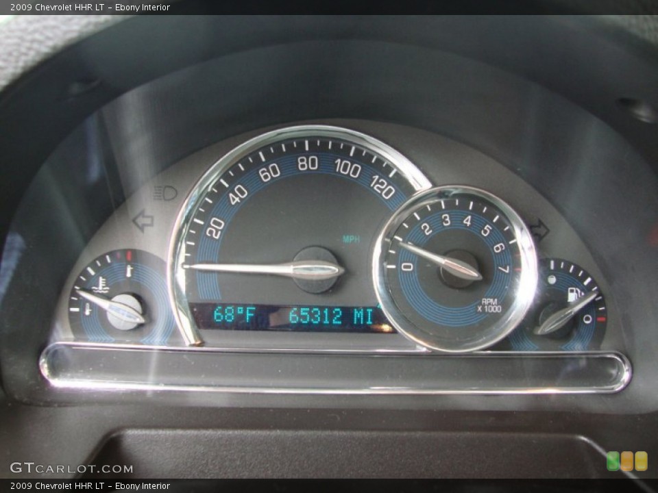 Ebony Interior Gauges for the 2009 Chevrolet HHR LT #79437369