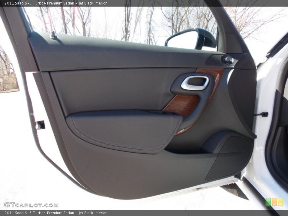 Jet Black Interior Door Panel for the 2011 Saab 9-5 Turbo4 Premium Sedan #79438919