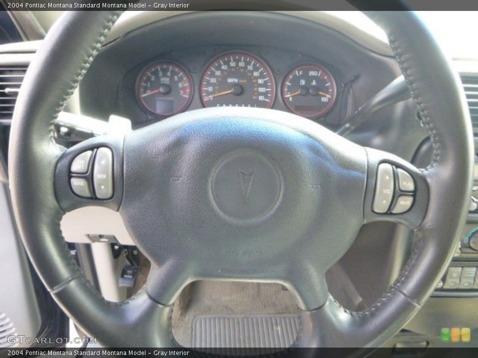 Gray Interior Steering Wheel for the 2004 Pontiac Montana  #79440602