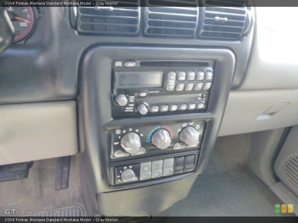 Gray Interior Controls for the 2004 Pontiac Montana  #79440614
