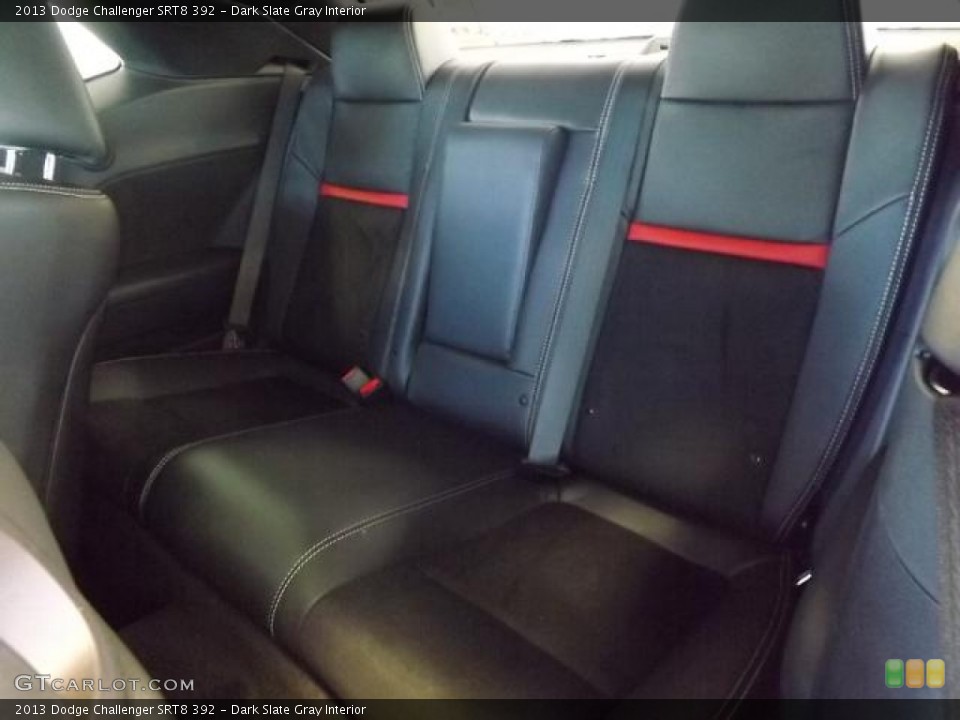 Dark Slate Gray Interior Rear Seat for the 2013 Dodge Challenger SRT8 392 #79442338