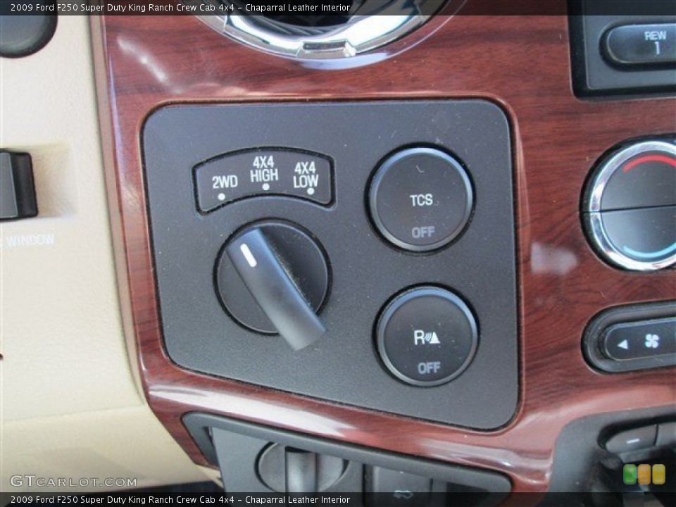 Chaparral Leather Interior Controls for the 2009 Ford F250 Super Duty King Ranch Crew Cab 4x4 #79444545