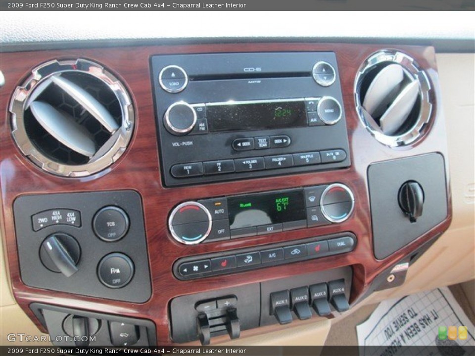 Chaparral Leather Interior Controls for the 2009 Ford F250 Super Duty King Ranch Crew Cab 4x4 #79444554