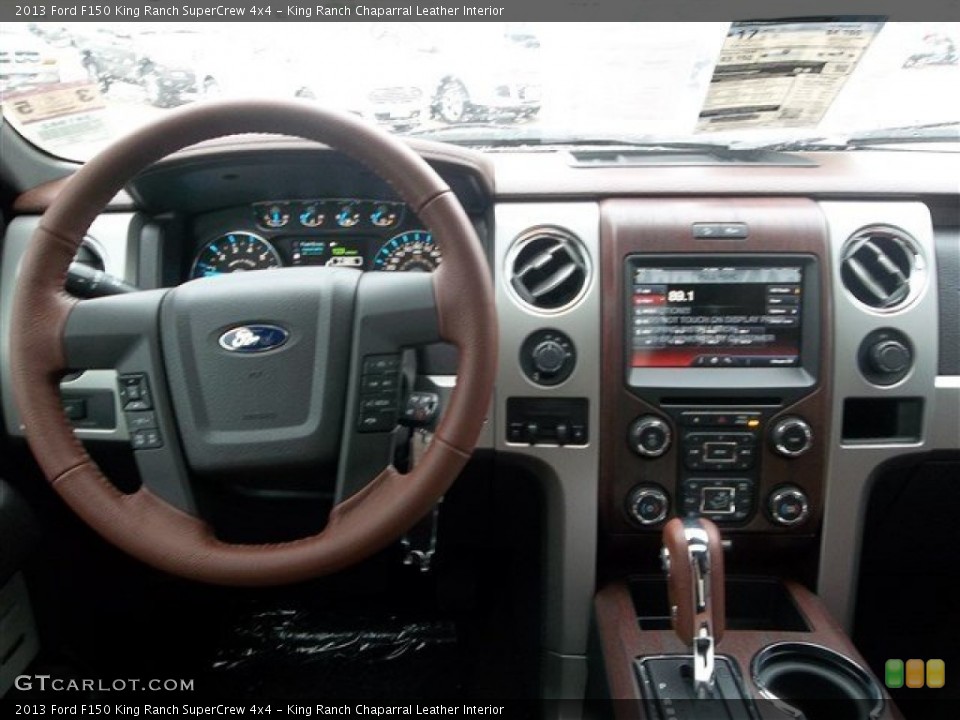 King Ranch Chaparral Leather Interior Dashboard for the 2013 Ford F150 King Ranch SuperCrew 4x4 #79447715