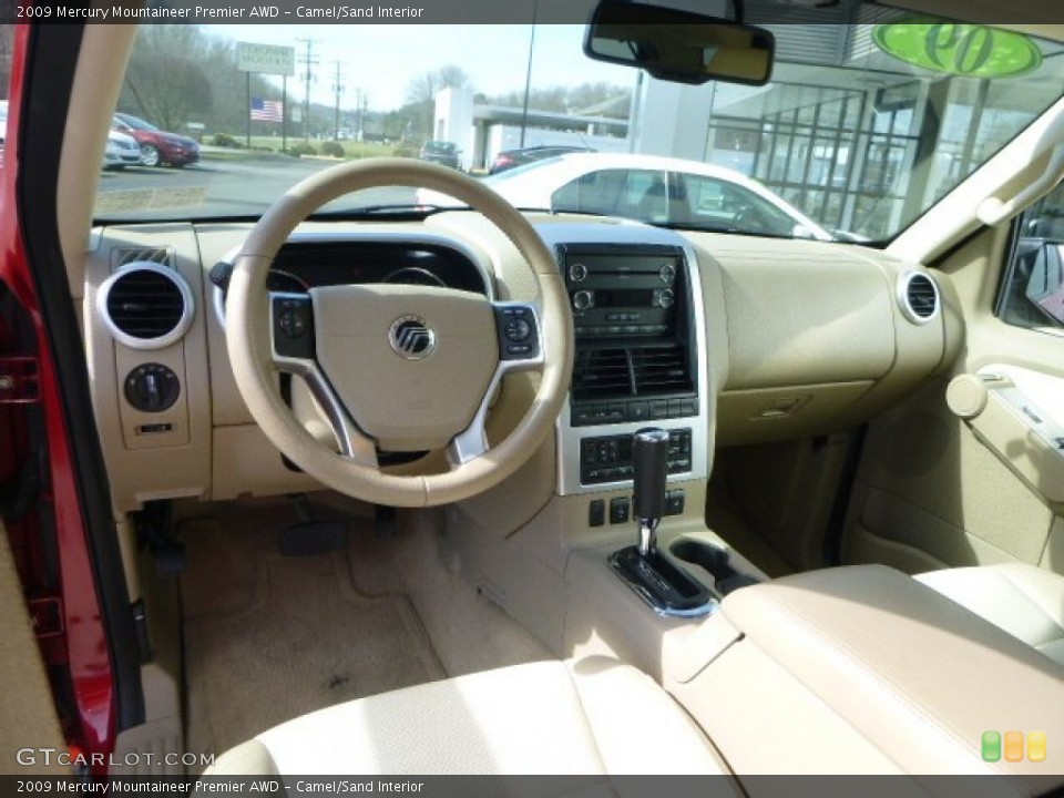 Camel/Sand Interior Dashboard for the 2009 Mercury Mountaineer Premier AWD #79449465