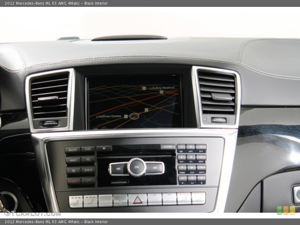 Black Interior Controls for the 2012 Mercedes-Benz ML 63 AMG 4Matic #79450379