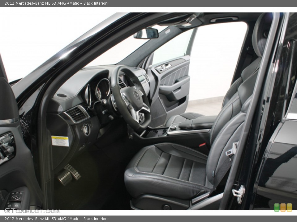 Black Interior Photo for the 2012 Mercedes-Benz ML 63 AMG 4Matic #79450483