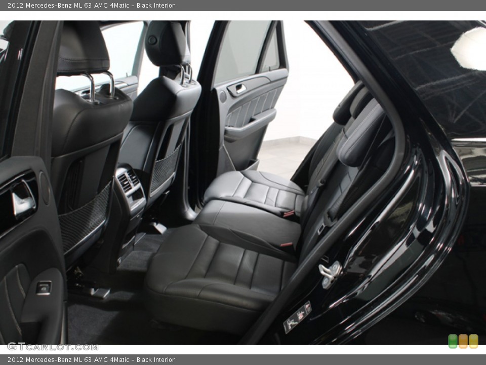 Black Interior Rear Seat for the 2012 Mercedes-Benz ML 63 AMG 4Matic #79450493