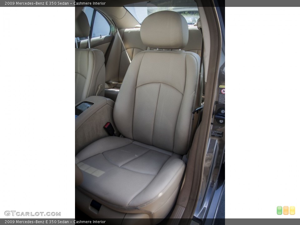 Cashmere Interior Front Seat for the 2009 Mercedes-Benz E 350 Sedan #79451750