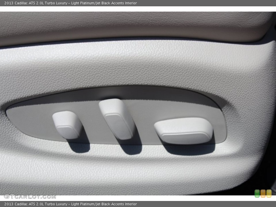 Light Platinum/Jet Black Accents Interior Controls for the 2013 Cadillac ATS 2.0L Turbo Luxury #79453205