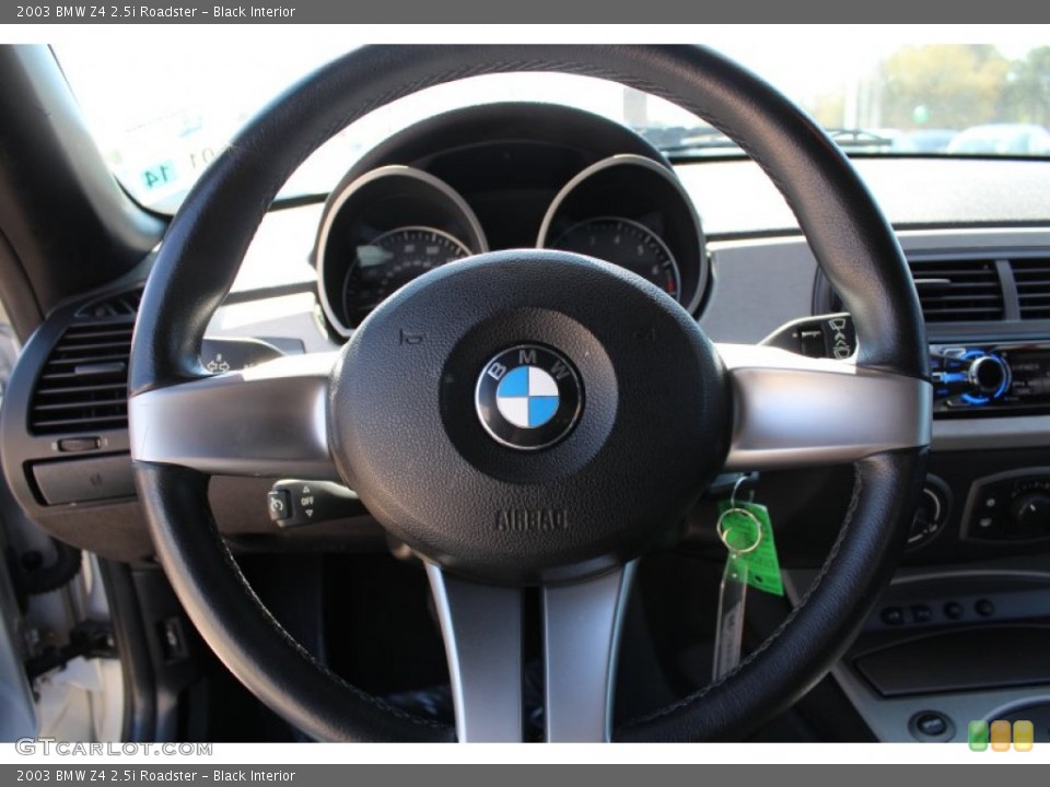 Black Interior Steering Wheel for the 2003 BMW Z4 2.5i Roadster #79454846
