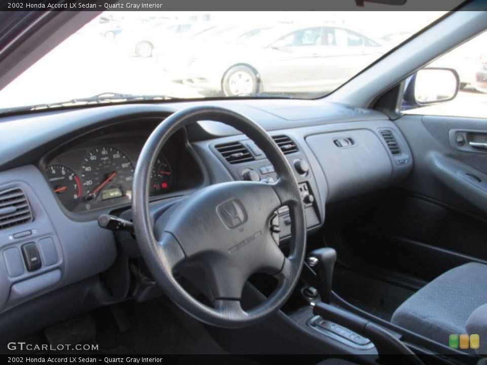 Quartz Gray Interior Dashboard for the 2002 Honda Accord LX Sedan #79455002