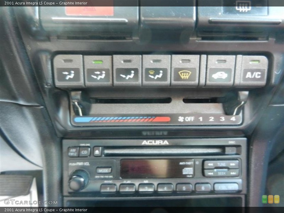 Graphite Interior Controls for the 2001 Acura Integra LS Coupe #79455731
