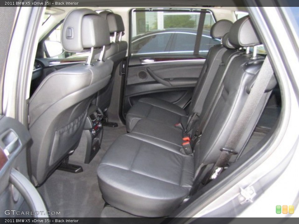 Black Interior Rear Seat for the 2011 BMW X5 xDrive 35i #79456676