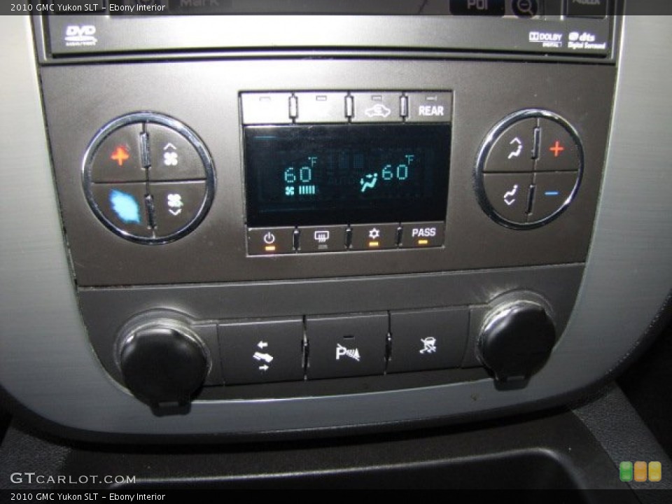 Ebony Interior Controls for the 2010 GMC Yukon SLT #79457051