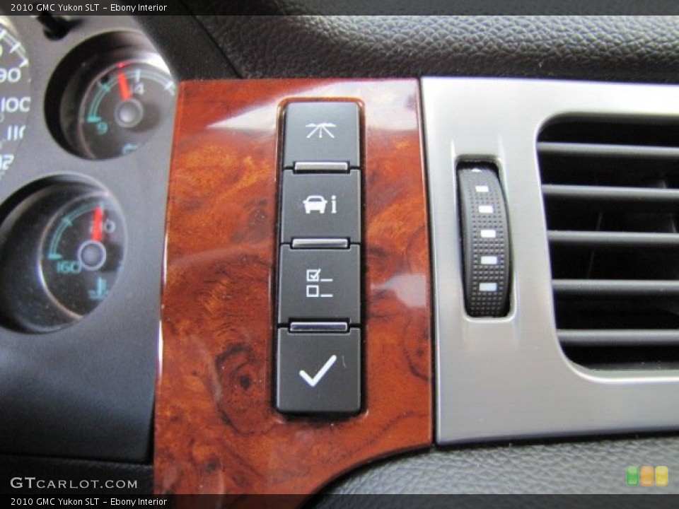 Ebony Interior Controls for the 2010 GMC Yukon SLT #79457054
